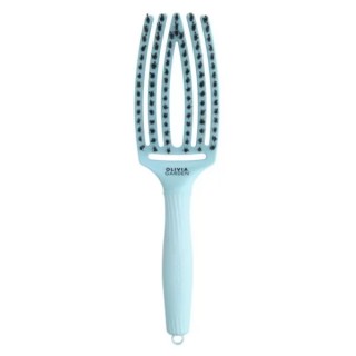 Щітка для укладання Olivia Garden Finger Brush Care Iconic Boar&Nylon Blue Sky