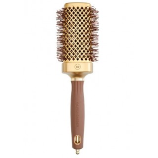 Браш Olivia Garden EXPERT BLOWOUT STRAIGHT Wavy Bristles Gold & Brown 50
