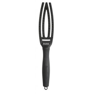 Щітка масажна Olivia Garden Finger Brush Care Iconic Boar&Nylon Full Black S