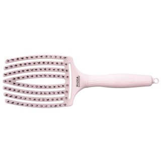Щітка Olivia Garden Fingerbrush Care Iconic Boar-Nylon Pastel Pink L