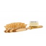 Щітка для волосся масажна бамбукова Olivia Garden Healthy Hair Oval Large