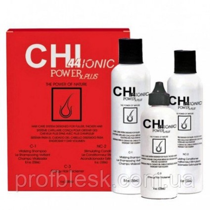 Chi 44 Ionic Power Plus Hair Loss Kit Набор против выпадения д/сухих и повр. волос 