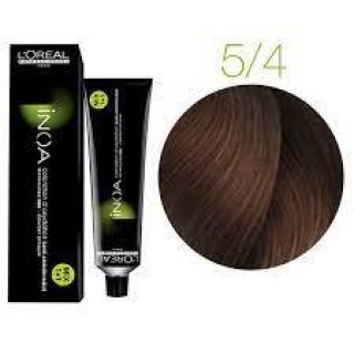 Фарба без аміаку L'Oreal Inoa 5.4 світлий шатен мідний 60 мл