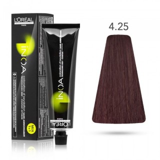 Фарба без аміаку L'Oreal Inoa 4.25 шатен перламутровий червоний 60 мл