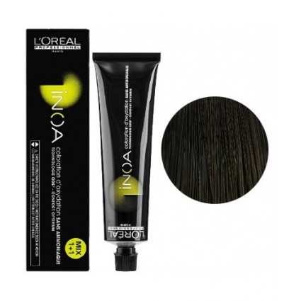 Фарба без аміаку L'Oreal Inoa 5.0 світлий шатен інтенсивний 60 мл