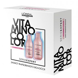 Набір для захисту кольору фарбованого волосся L'Oreal Professionnel Serie Expert Vitamino Color