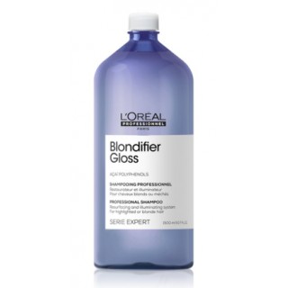 Шампунь для сяйва фарбованого та освітленого волосся L'Oreal Professionnel Serie Expert Blondifier Gloss 1500 мл