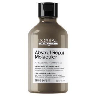 Шампунь для молекулярного відновлення пошкодженого волосся L'Oreal Absolut Repair Molecular Shampoo 300 мл