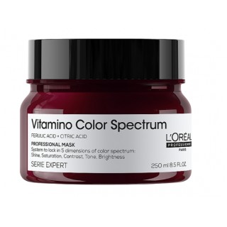 Професійна маска для блиску та збереження колірного спектру волосся L'Oreal Vitamino Color Spectrum 250мл