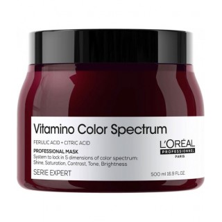Професійна маска для блиску та збереження колірного спектру волосся L'Oreal Vitamino Color Spectrum 500 мл