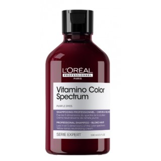 Шампунь для нейтралізації жовтих напівтонів світлого фарбованого волосся L'Oreal Vitamino Color Spectrum 300 мл