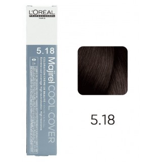 Крем-фарба для волосся L'Oreal Professionnel Majirel Cool Cover 5.18 Світлий шатен попелястий мока 50 мл