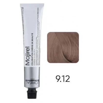 Крем-фарба для волосся L'Oreal Professionnel Majirel 9.12 Дуже світлий блондин попелясто-перламутровий 50 мл