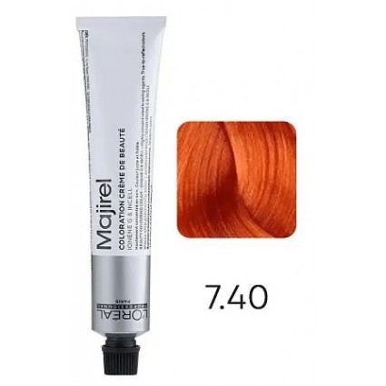 Крем-фарба для волосся L'Oreal Professionnel Majirel 7.40 Блондин мідний натуральний 50 мл