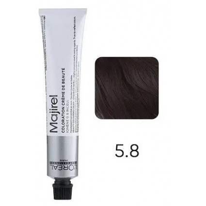 Крем-фарба для волосся L'Oreal Professionnel Majirel 5.8 Світлий шатен мока 50 мл