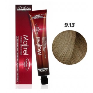 Крем-фарба для волосся L'Oreal Professionnel Majirel 9.13 Дуже світлий блондин попелясто-золотистий 50 мл