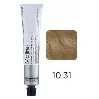 Крем-фарба для волосся L'Oreal Professionnel Majirel 10.31 Дуже світлий блондин золотисто-пелястий 50 мл