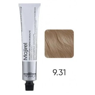 Крем-фарба для волосся L'Oreal Professionnel Majirel 9.31 Дуже світлий блондин золотисто-пелястий 50 мл