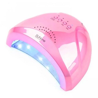 Лампа для манікюру SUN Lamp (1) 48 W MIRROR PINK 48W Дзеркальна-рожева