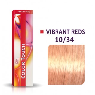 Фарба для волосся Wella Color Touch безамміачна 10/34 Дуже яскравий блондин золотисто-мідний 60 мл