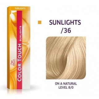 Краска для волос Wella Color Touch безаммиачная /36  Золотисто-фиолетовый 60 мл