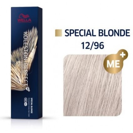 Фарба для волосся Wella Koleston 12/96 Ультра - яскравий блонд Санде фіолетовий 60 мл