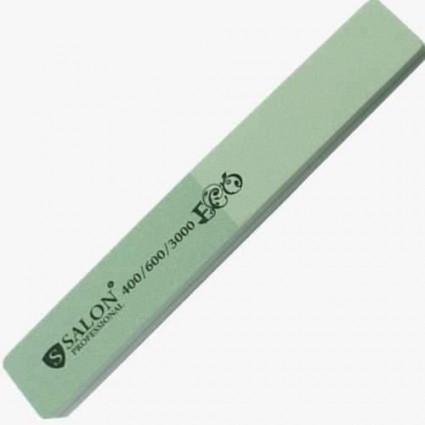 Пилка Salon Professional для полірування нігтів тристороння 400/600/3000
