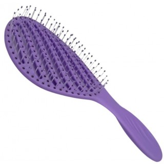 Щітка Salon Professional масажка продувна фіолетова 0094