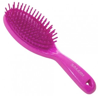 Масажна щітка Salon Professional 6W074 рожева міні