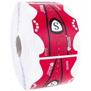 Форма для нарощування нігтів Salon Professional Червона 500 шт