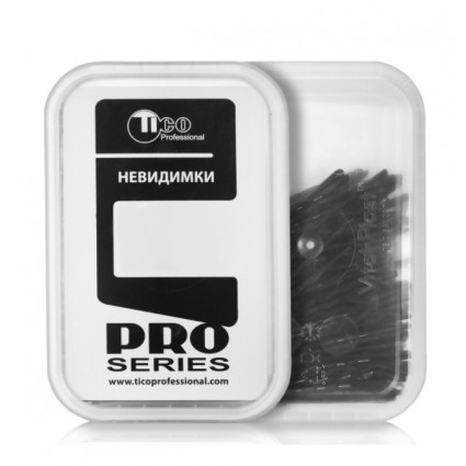Невидимки хвилясті TICO 60 мм чорні 100 г