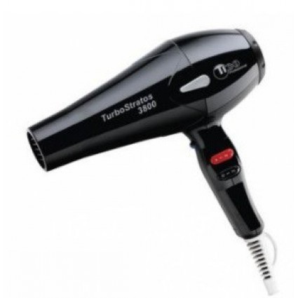 Фен для волосся TICO Turbo Stratos 3800 чорний 2200-2400W Фен для волосся TICO Turbo Stratos 3800 чорний 2200-2400W