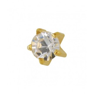 Сережки-голки для проколу вух Studex крапан М-100 Цирконій