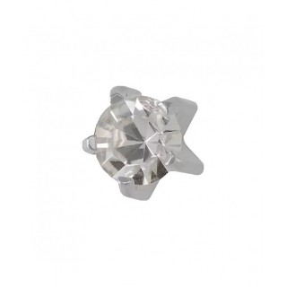 Сережки-голки для проколу вух Studex крапан R-104W Кришталь