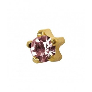 Сережки-голки для проколу вух Studex крапан М-106 олександрит