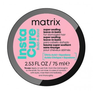 Незмивний бонд-бальзам реконструктор для зміцнення дуже пошкодженого волосся Matrix Insatacure Build A Bond Leave-in Balm 75 мл