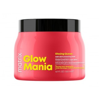 Маска для інтенсивного захисту кольору та яскравого блиску фарбованого волосся Matrix Glow Mania Glazing Queen Mask 500 мл
