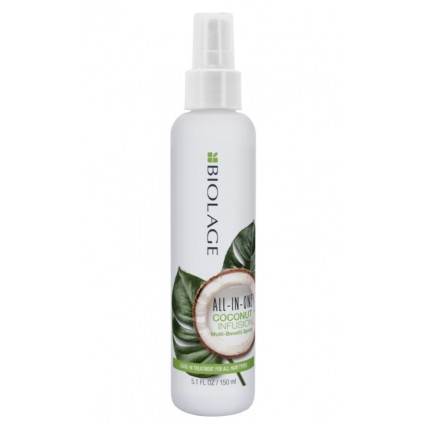 Мультифункціональний спрей-догляд для волосся Matrix Biolage All-in-One Coconute Infusion Spray 150 мл Мультифункціональний спрей-догляд для волосся Matrix Biolage All-in-One Coconute Infusion Spray 150 мл
