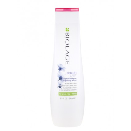 Шампунь для нейтралізації мідних і жовтих відтінків фарбованого волосся Matrix Biolage Colorlast Purple 250 мл