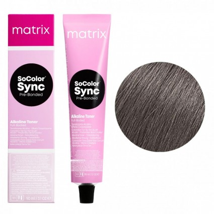 Крем-фарба для волосся без аміаку Matrix SoColor Sync Power Cools 7АА 90 мл Крем-фарба для волосся без аміаку Matrix SoColor Sync Power Cools 7АА 90 мл