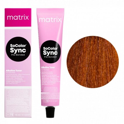 Крем-фарба для волосся без аміаку Matrix Color Sync 7CC+ Блондин мідний інтенсивний 90 мл Крем-фарба для волосся без аміаку Matrix Color Sync 7CC+ Блондин мідний інтенсивний 90 мл