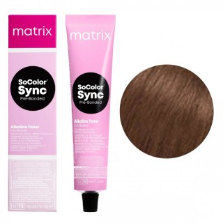 Крем-фарба для волосся без аміаку Matrix SoColor Sync 7VM Блондин перламутровий шоколадний 90 мл