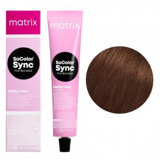 Крем-фарба для волосся без аміаку Matrix Color Sync 5MV Світлий шатен мокка фіолетовий 90 мл