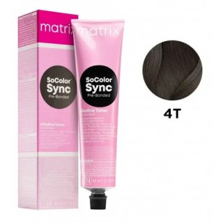 Безаміачна крем-фарба Matrix Socolor Sync Pre-Bonded Tone-On-Tone 4T 90 мл