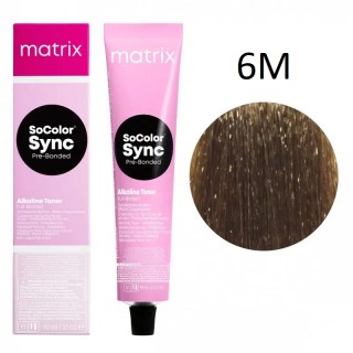 Крем-фарба для волосся без аміаку Matrix SoColor Sync 6М Темний блондин мокко 90 мл