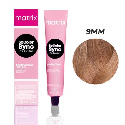 Крем-фарба для волосся без аміаку Matrix SoColor Sync 9MM Дуже світлий блондин мокко-мокко 90 мл Крем-фарба для волосся без аміаку Matrix SoColor Sync 9MM Дуже світлий блондин мокко-мокко 90 мл