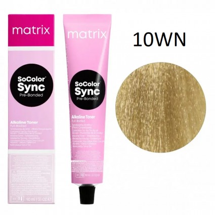 Крем-фарба для волосся без аміаку Matrix SColor Sync 10WN Теплий дуже дуже світлий блондин натуральний 90 мл Крем-фарба для волосся без аміаку Matrix SColor Sync 10WN Теплий дуже дуже світлий блондин натуральний 90 мл