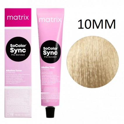 Крем-фарба для волосся без аміаку Matrix SoColor Sync 10 ММ Дуже дуже світлий блондин мокко-мокко 90 мл Крем-фарба для волосся без аміаку Matrix SoColor Sync 10 ММ Дуже дуже світлий блондин мокко-мокко 90 мл