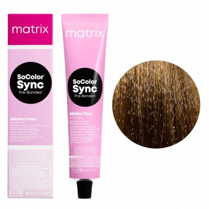 Крем-фарба для волосся без аміаку Matrix SoColor Sync 6MG Темний блондин мокко золотистий 90 мл Крем-фарба для волосся без аміаку Matrix SoColor Sync 6MG Темний блондин мокко золотистий 90 мл
