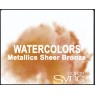 Крем-фарба для волосся без аміаку Matrix Color Sync Watercolors Metallics sheer bronze Мідна глазур 90 мл